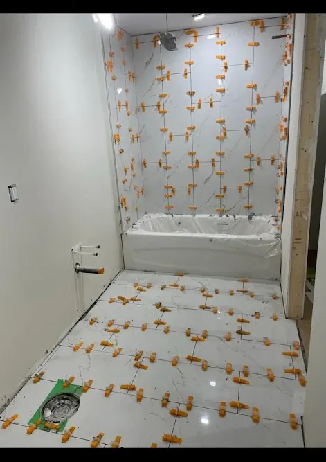 Bathroom retiling
