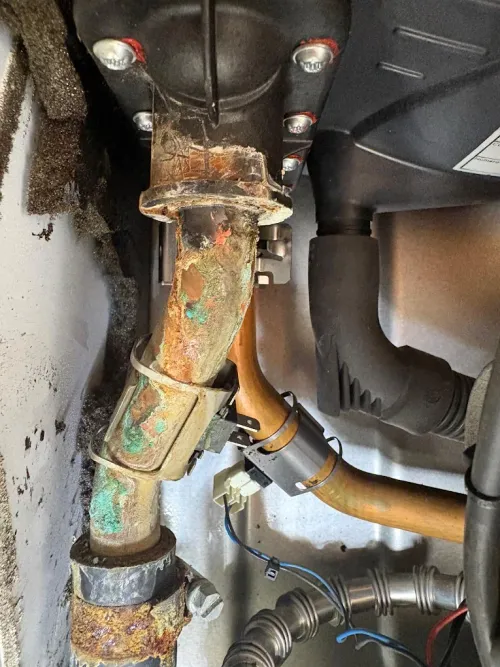 Corroded pipe repair
