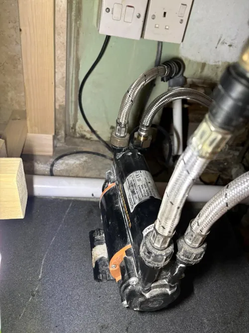 Water pump installation